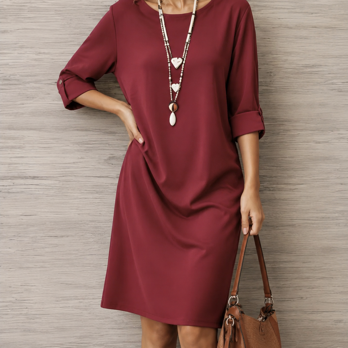 ODETTE | Tummy-Concealing Midi Dress