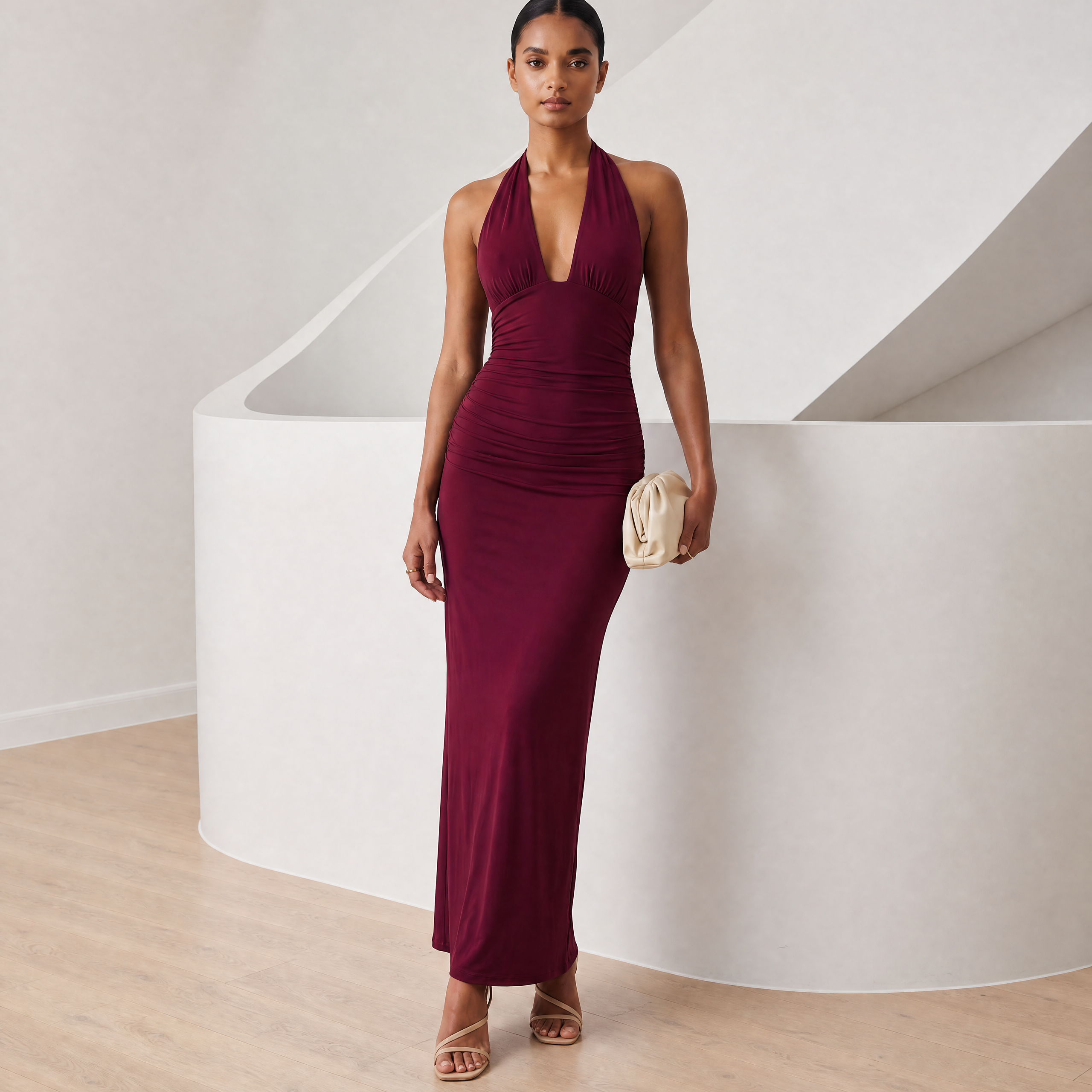 Meridiane Halter Maxi