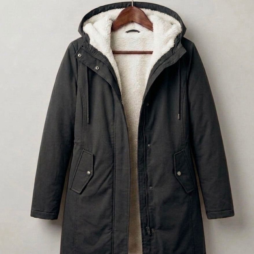 MARJORIE | Cozy Hooded Weatherproof Coat