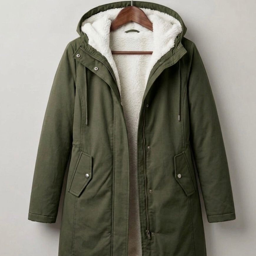 MARJORIE | Cozy Hooded Weatherproof Coat