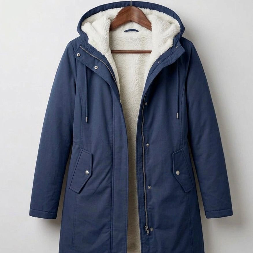 MARJORIE | Cozy Hooded Weatherproof Coat