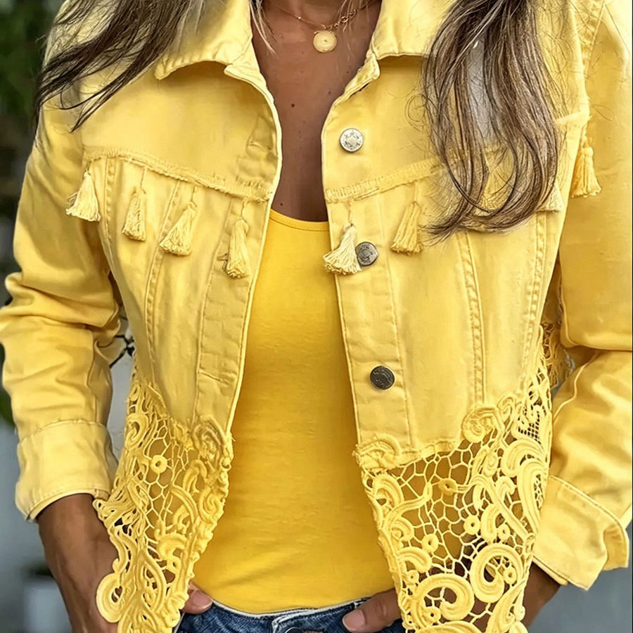 KAMBRIA | Fringe & Lace Jacket