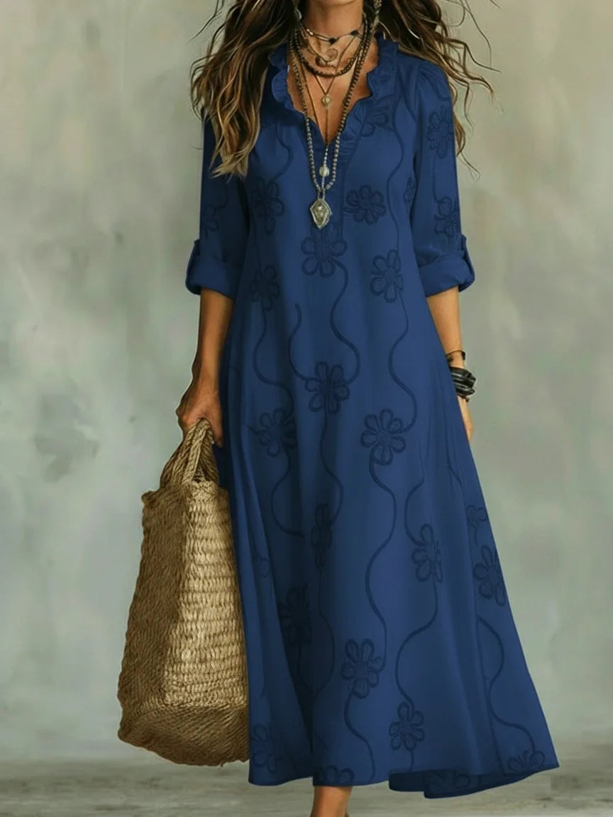 Sienna | Floral Waist-Slimming Summer Dress